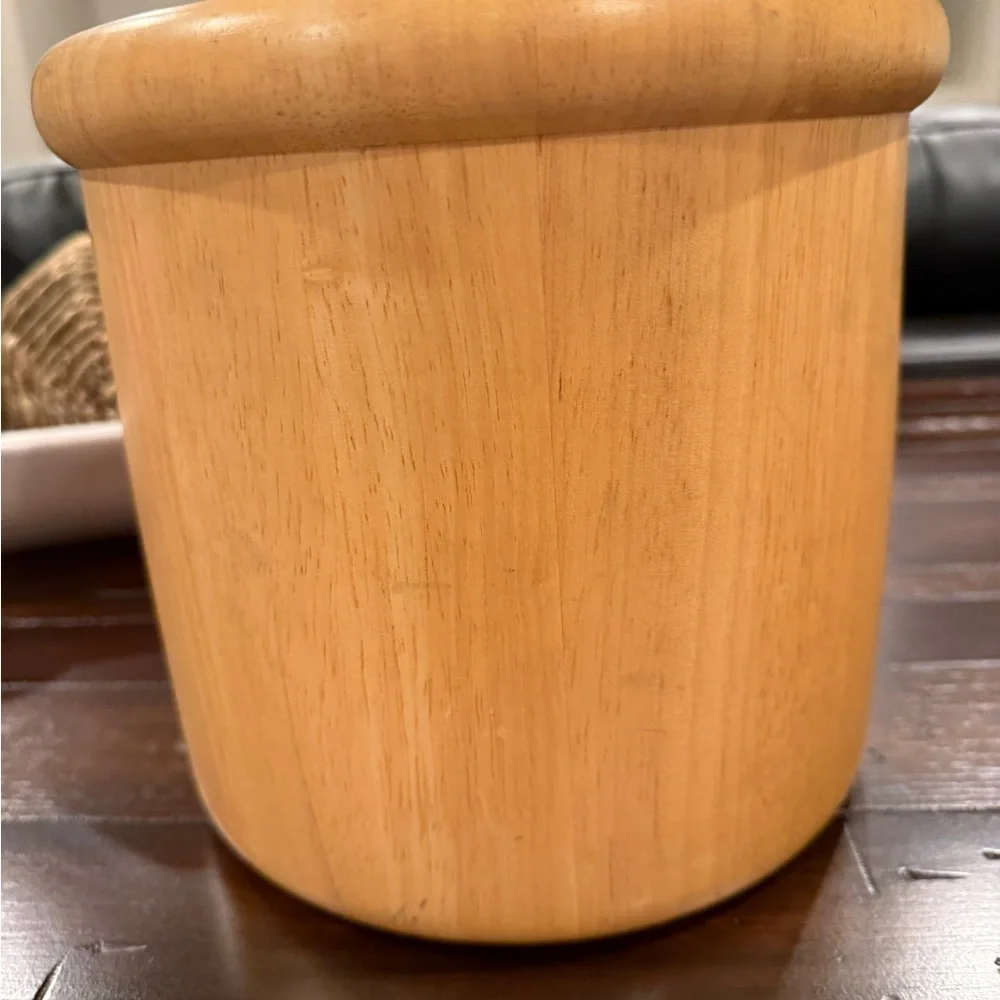 Vintage Ice Bucket wood made in Thailand